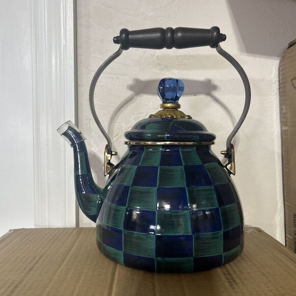 MacKenzie- Childs Juniper Tea Kettle Collective - Picture 2 of 8